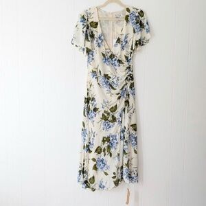 Derek Heart Blue and White Floral Dress Slightly above the knee -Size Juniors S